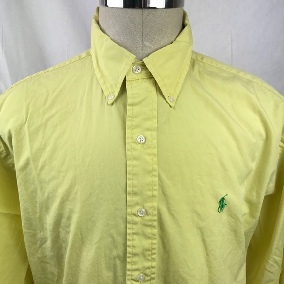 Ralph Lauren Other - Men’s Large Ralph Lauren classic Fit yellow shirt